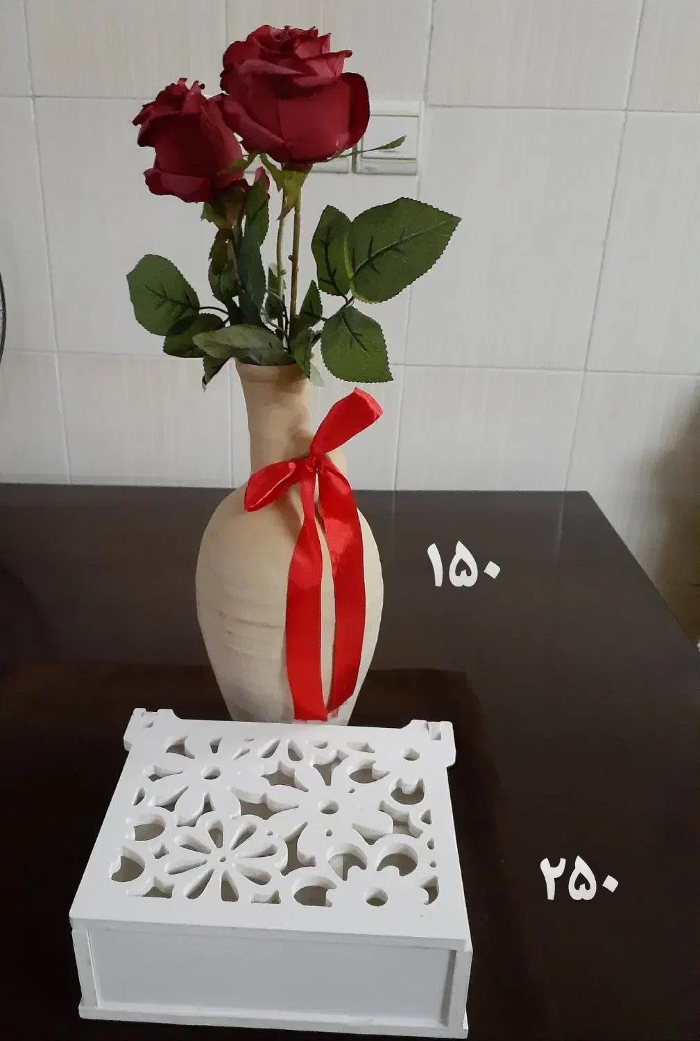 گلدان و تی بگ|صنایع دستی و سایر لوازم تزئینی|سبزوار, پیام|دیوار