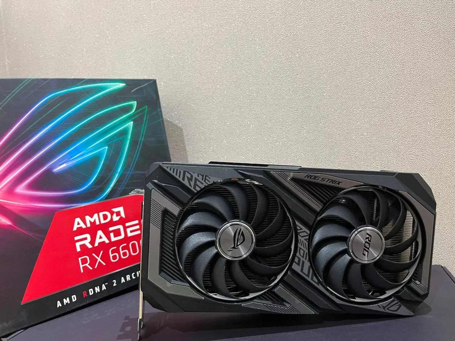 کارت گرافیک  ASUS ROG STRIX RX6600XT OC|قطعات و لوازم جانبی رایانه|گرگان, |دیوار