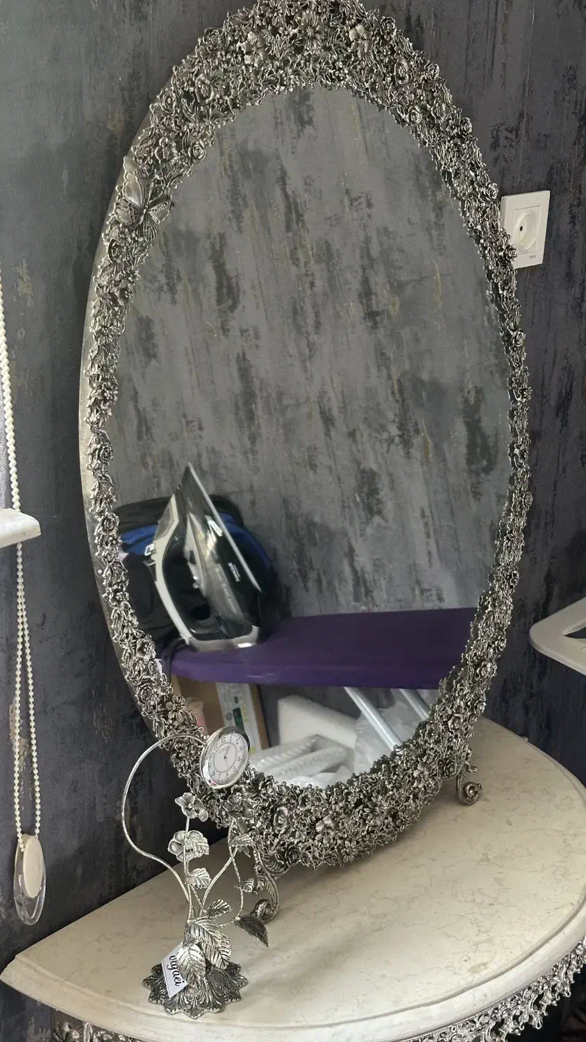 آینه شمعدون|بوفه، ویترین، کنسول|رشت, جانبازان|دیوار