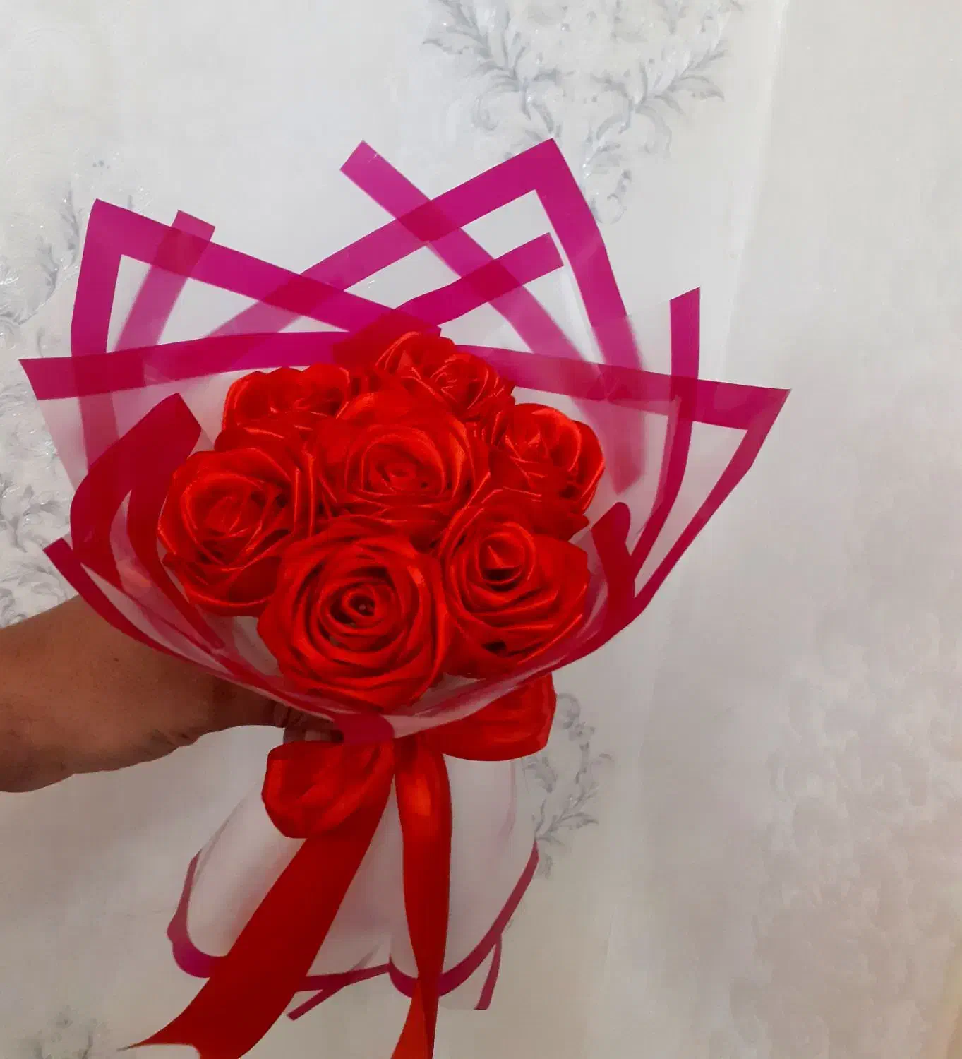 دسته گل روز مادر هدیه روز مادر|گل مصنوعی|شهریار, شهریار|دیوار