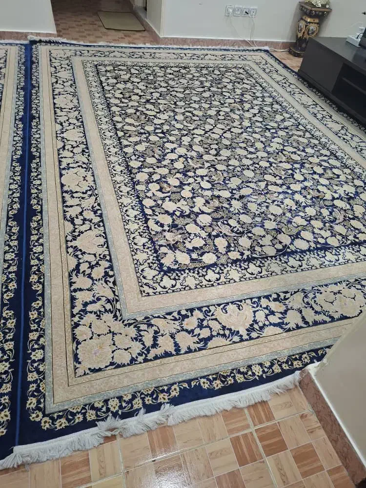 دوتخته فرش ۹ متری ۷ نخ ابریشم|فرش|تهران, خانی آباد نو جنوبی|دیوار