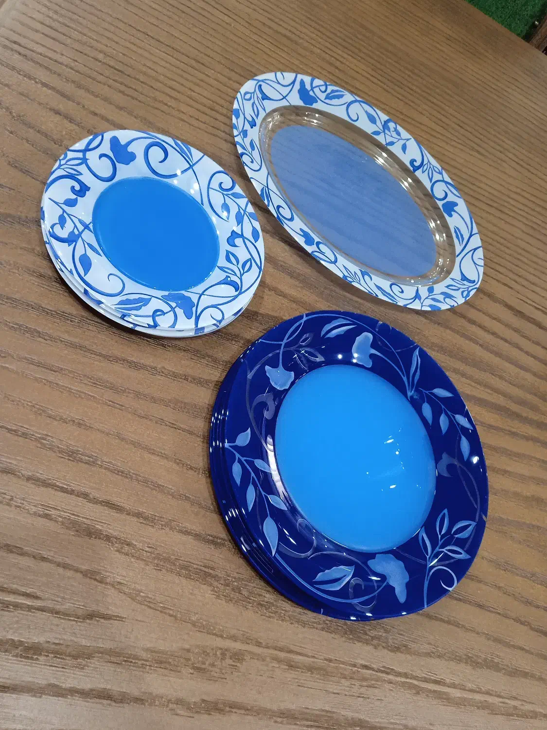 ظروف غذاخوری سرمه ای اصل فرانسه|ظروف سرو و پذیرایی|آمل, |دیوار