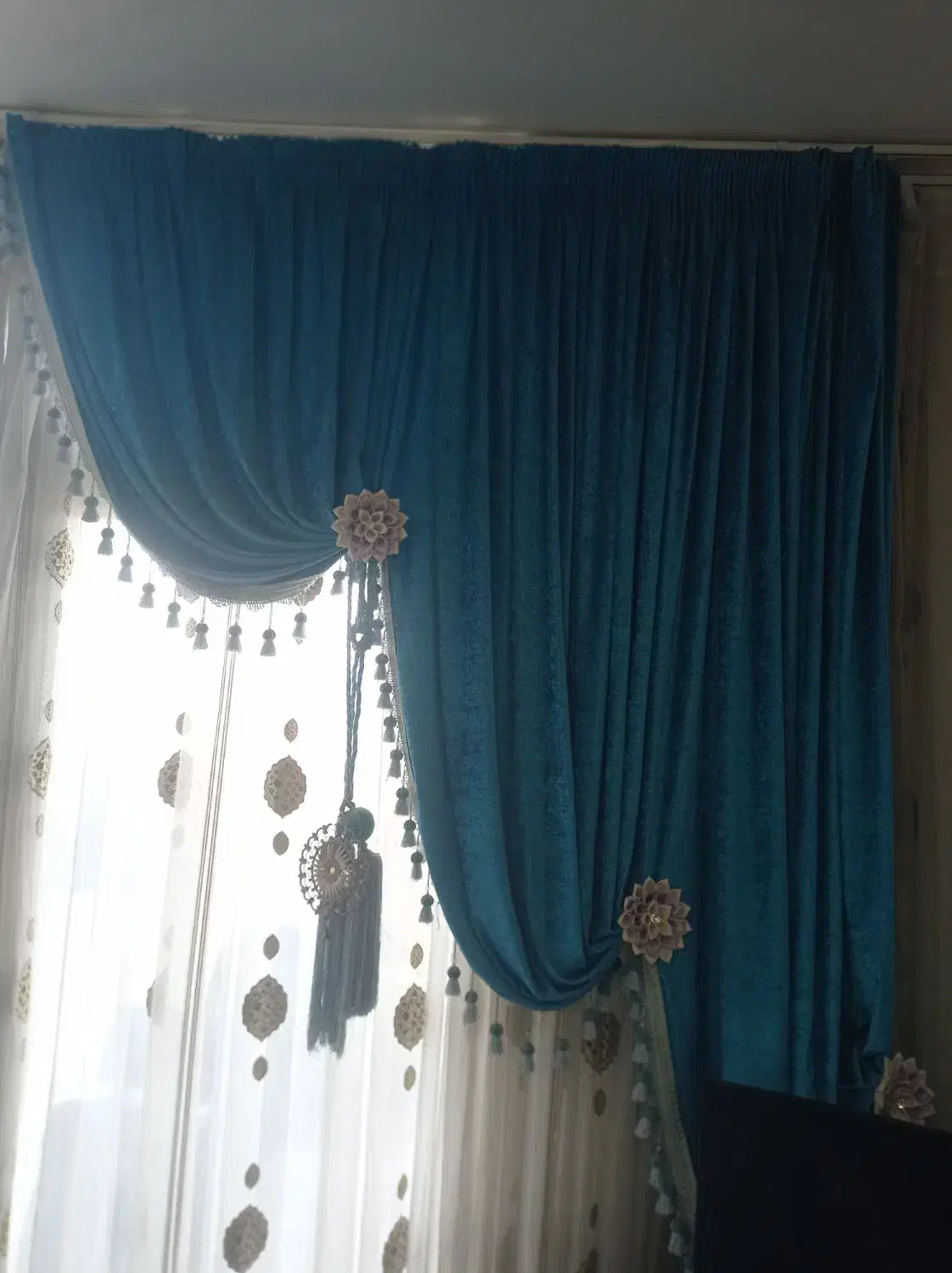 حراج پرده...پولشو نیاز دارم|پرده، رانر، رومیزی|برخوار, |دیوار