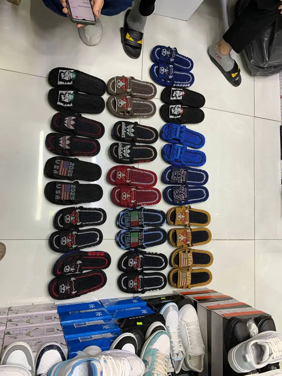 دمپایی زندان بافت|کیف، کفش، کمربند|گنبد کاووس, |دیوار