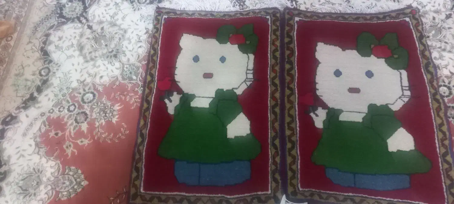 4 عدد پادری دستباف|فرش|تبریز, |دیوار