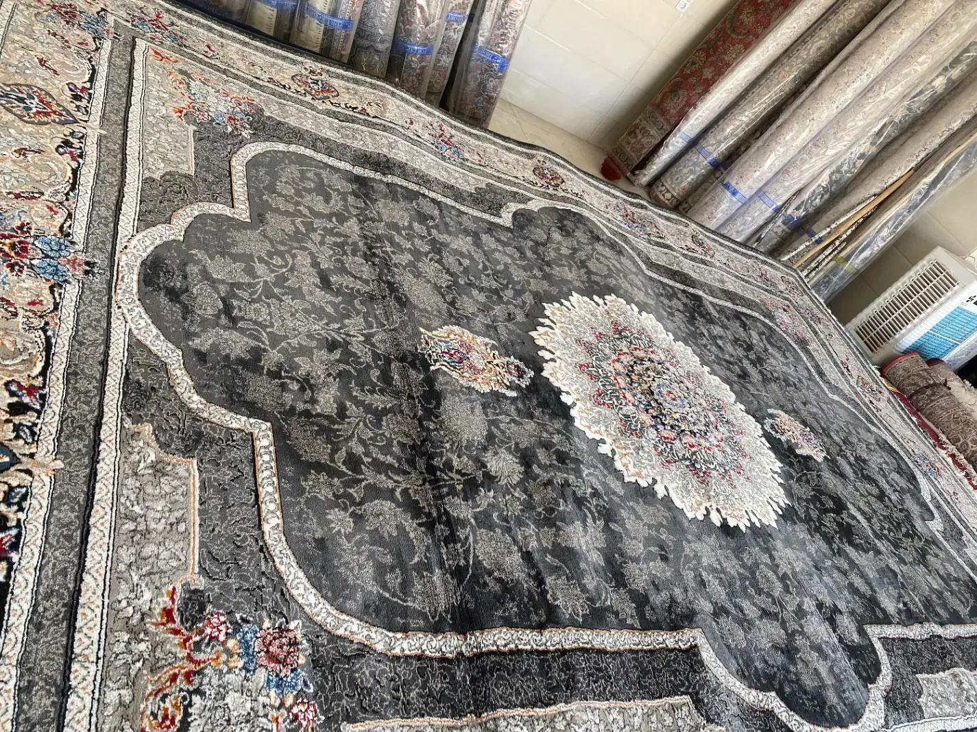 قالی کاشان|فرش|مسجد سلیمان, |دیوار