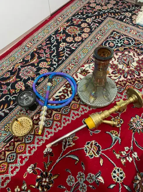 قلیون تنه برنجی در حد نو|کلکسیون و سرگرمی|شهرضا, |دیوار