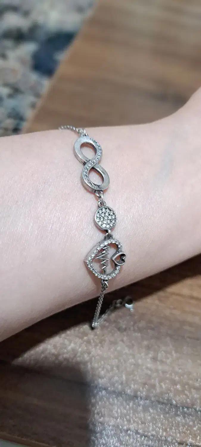 دستبند نقره عیار۹۲۵|جواهرات|شاهینشهر, طالقانی|دیوار