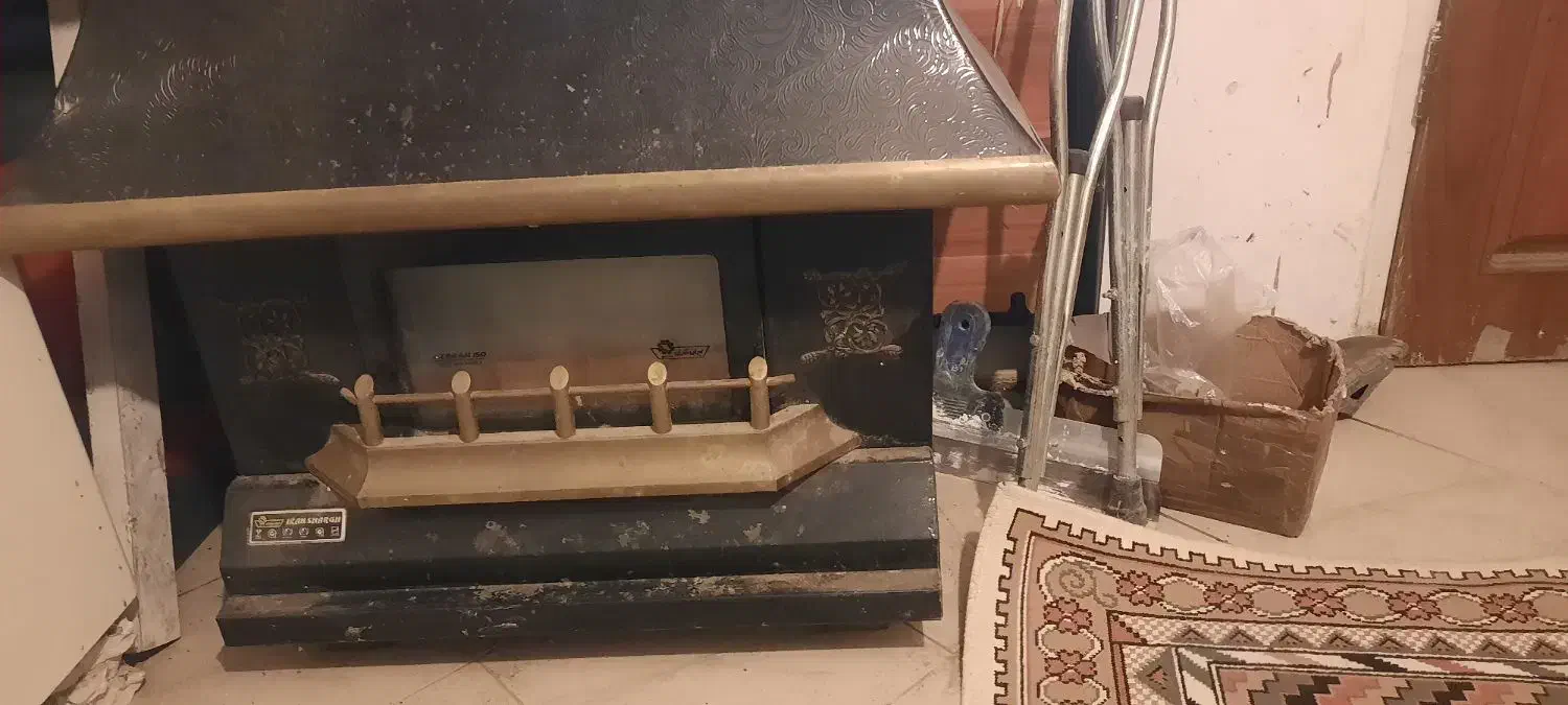 بخاری گازی شومینه ای|بخاری، هیتر، شومینه|تنکابن, |دیوار