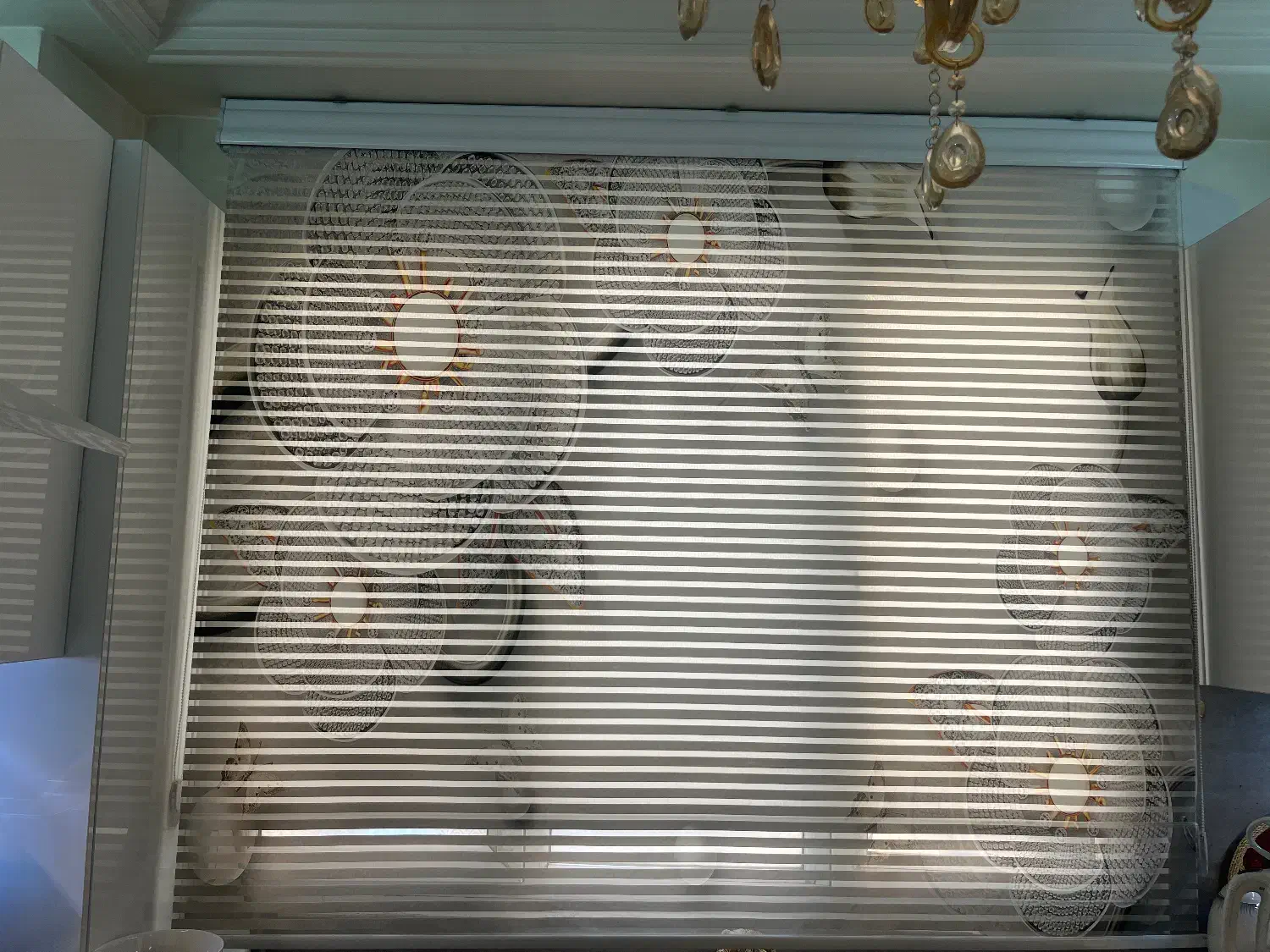 پرده زبرا|پرده، رانر، رومیزی|تهران, چیتگر شمالی|دیوار