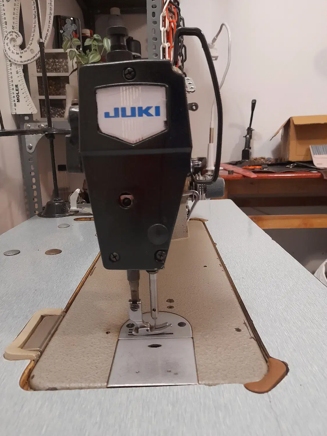 چرخ خیاطی راسته دوز /زخیم دوز جوکی ژاپن.|چرخ خیاطی و ریسندگی|صدرا-فارس, فاز ۲|دیوار