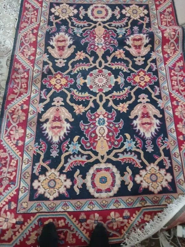 قالی پشم ماشینی|فرش|شیراز, احمدآباد|دیوار