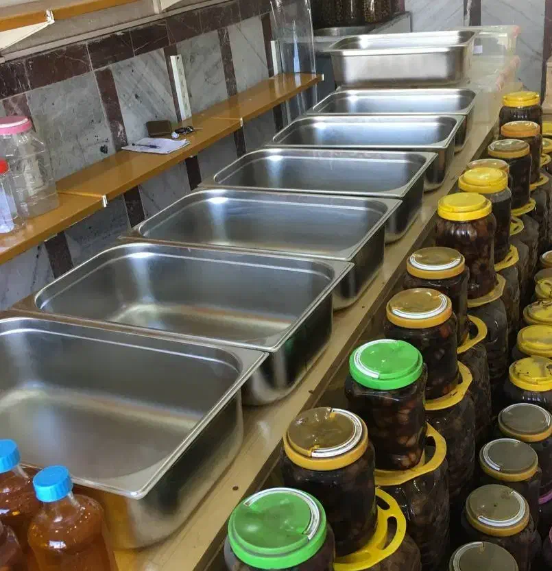 ۷ عدد ظرف استیل بن ماری|کافیشاپ و رستوران|رشت, بوسار|دیوار