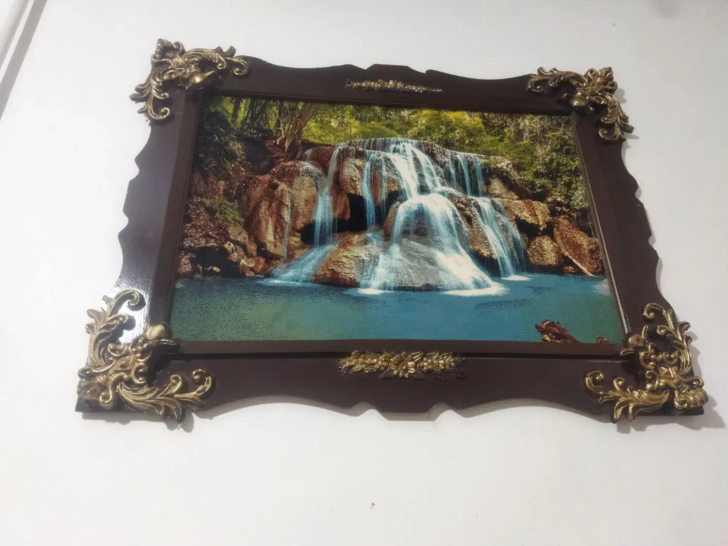 دوعددتابلوفروشی|تابلو فرش|محمدیه-قزوین, |دیوار