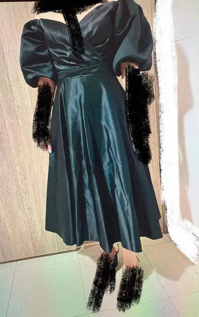 لباسی مجلسی ساتن امریکایی تنخور فوق العاده|لباس|رشت, رشتیان|دیوار