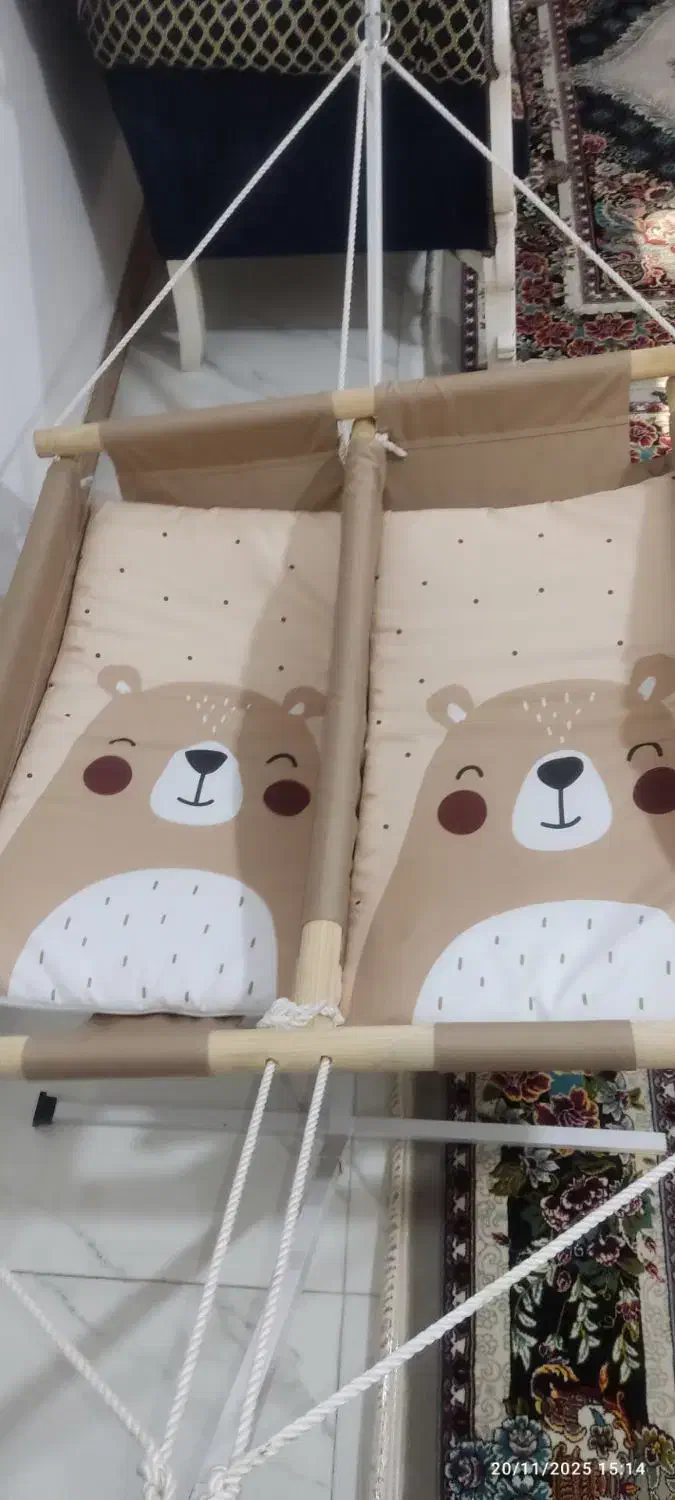 ننو و وتخت گهواره|تخت و سرویس خواب|قرچک, باقرآباد|دیوار