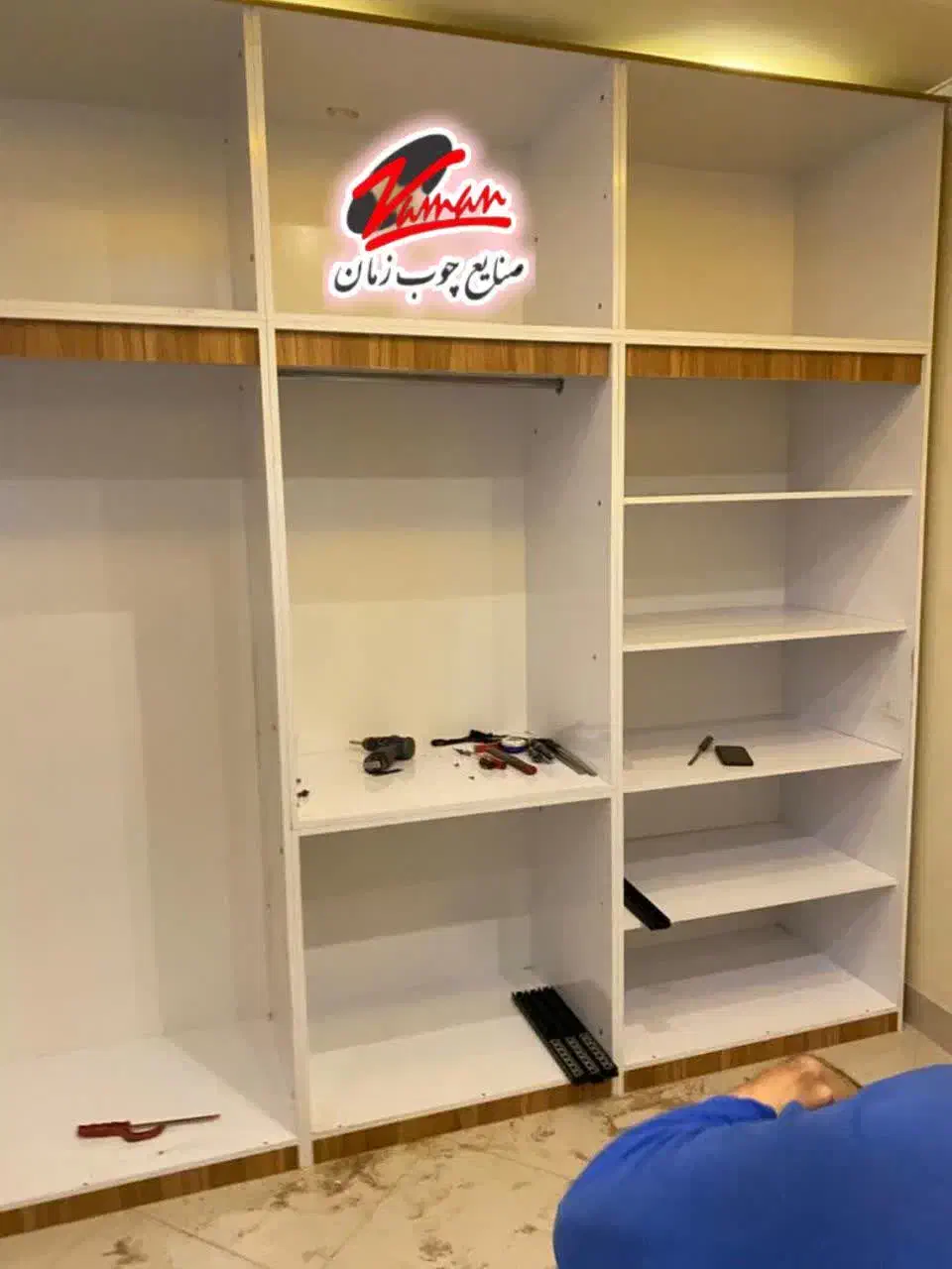 کمد دیواری شیک ۳ کشو مدل ری کد ۱۸۷|جاکفشی، کمد، دراور|تهران, جوادیه تهرانپارس|دیوار