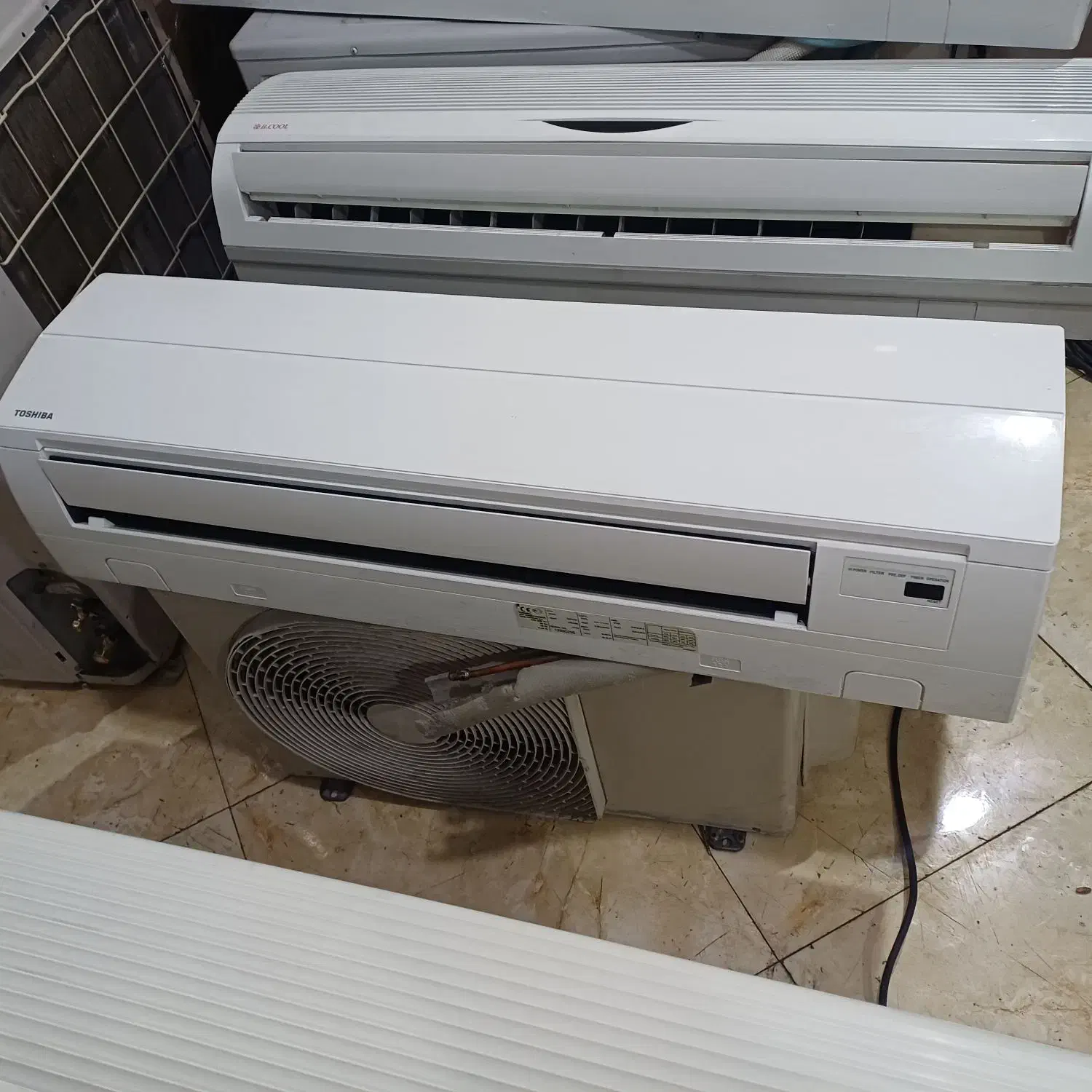 کولر گازی ۱۸ هزار توشیبا اصلی تمیز کولرگازی|کولر گازی و فنکوئل|تهران, شهرک طالقانی|دیوار