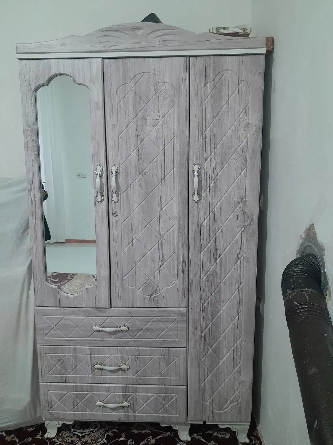 کمد جا لباس و ساعت استاده|جاکفشی، کمد، دراور|بیستون, |دیوار