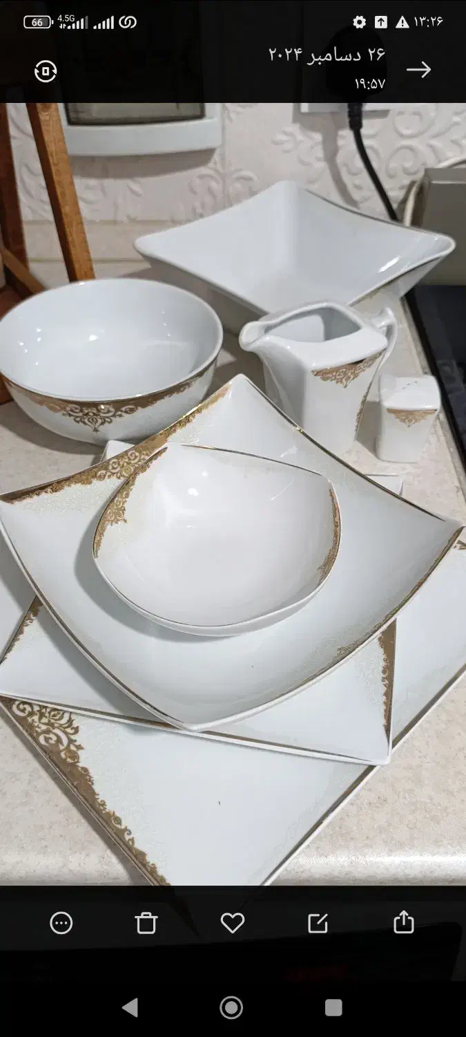 سرویس چینی 30نفره|ظروف سرو و پذیرایی|کهریزک, |دیوار