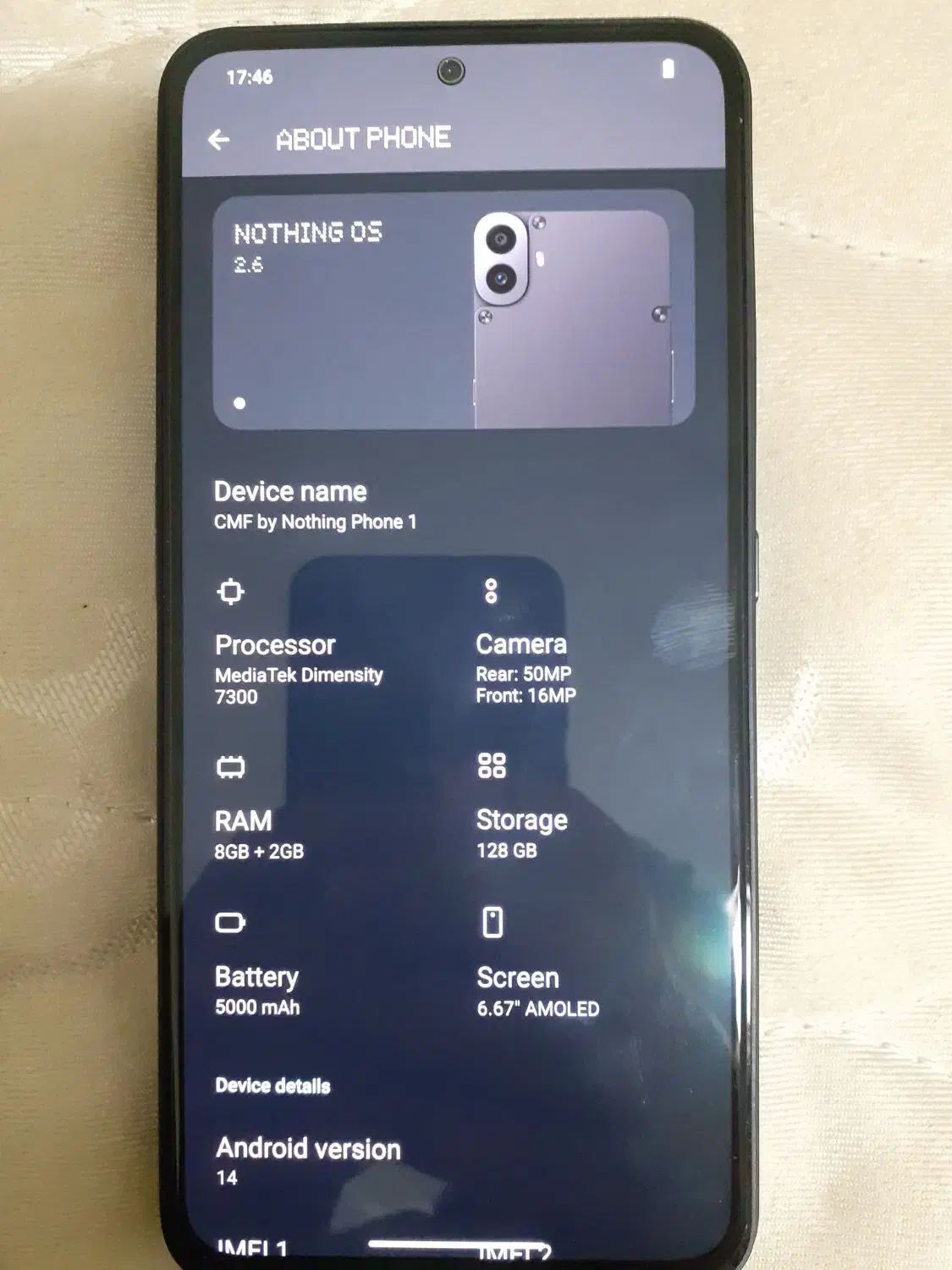 ناتینگ فون ۱ cmf|موبایل|تهران, فدک|دیوار