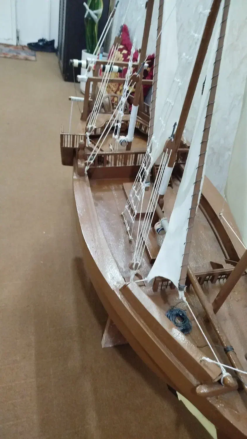 ماکت کشتی|مجسمه، تندیس، ماکت|بندر کنگان, |دیوار