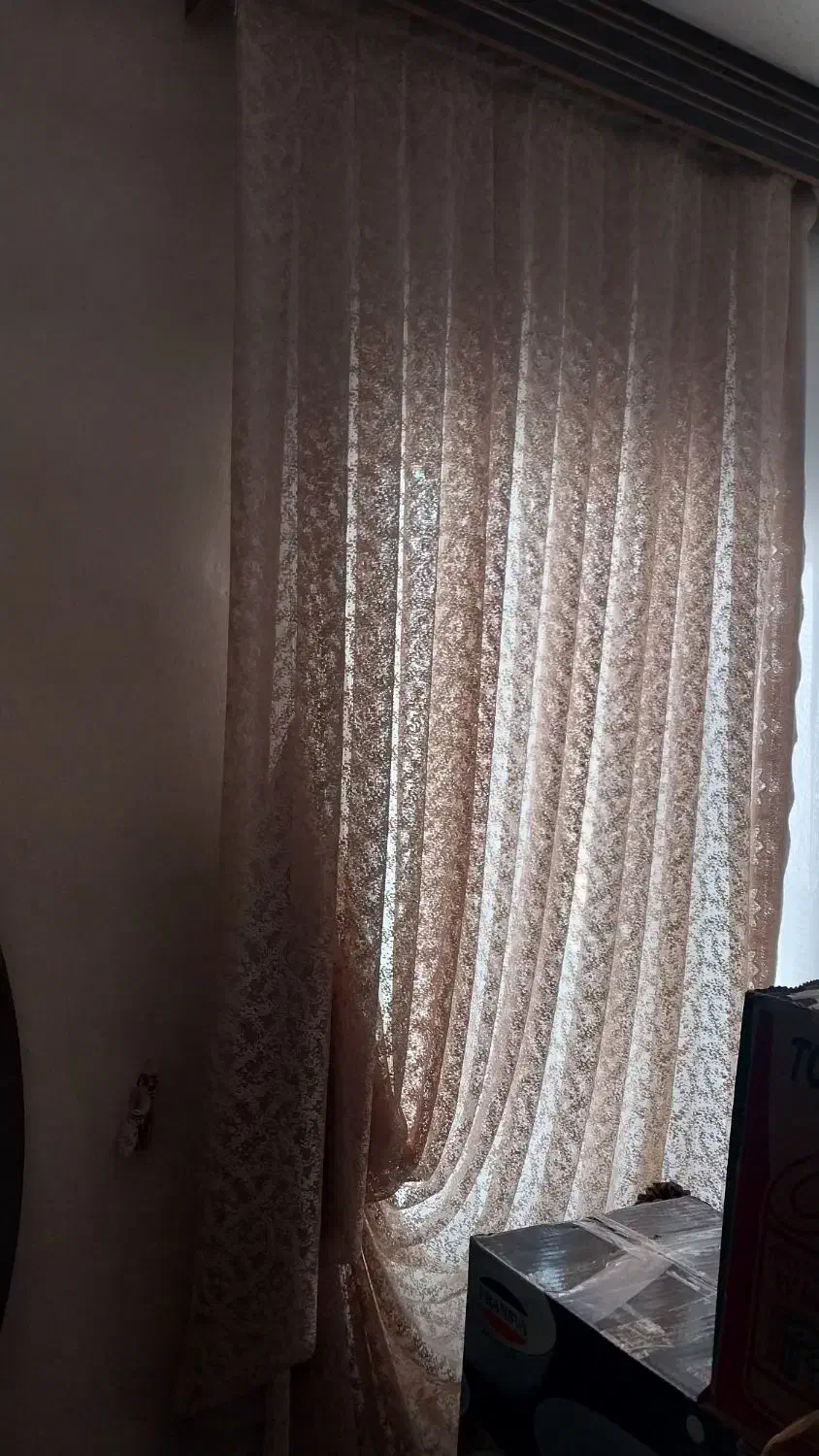 پرده حریر ساده باوالن|پرده، رانر، رومیزی|پردیس, فاز ۳|دیوار