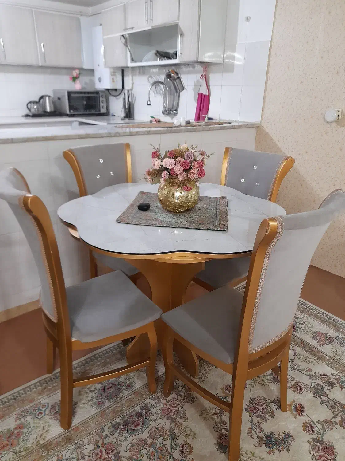 میز غذا خوری و بوفه ست|میز و صندلی غذاخوری|زنجان, |دیوار