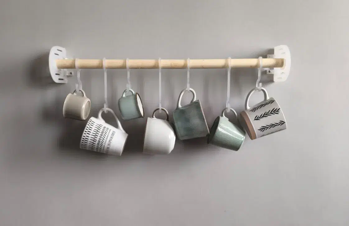 آویز ماگ|آب‌چکان و نظم‌دهنده ظروف|شیراز, بریجستون|دیوار