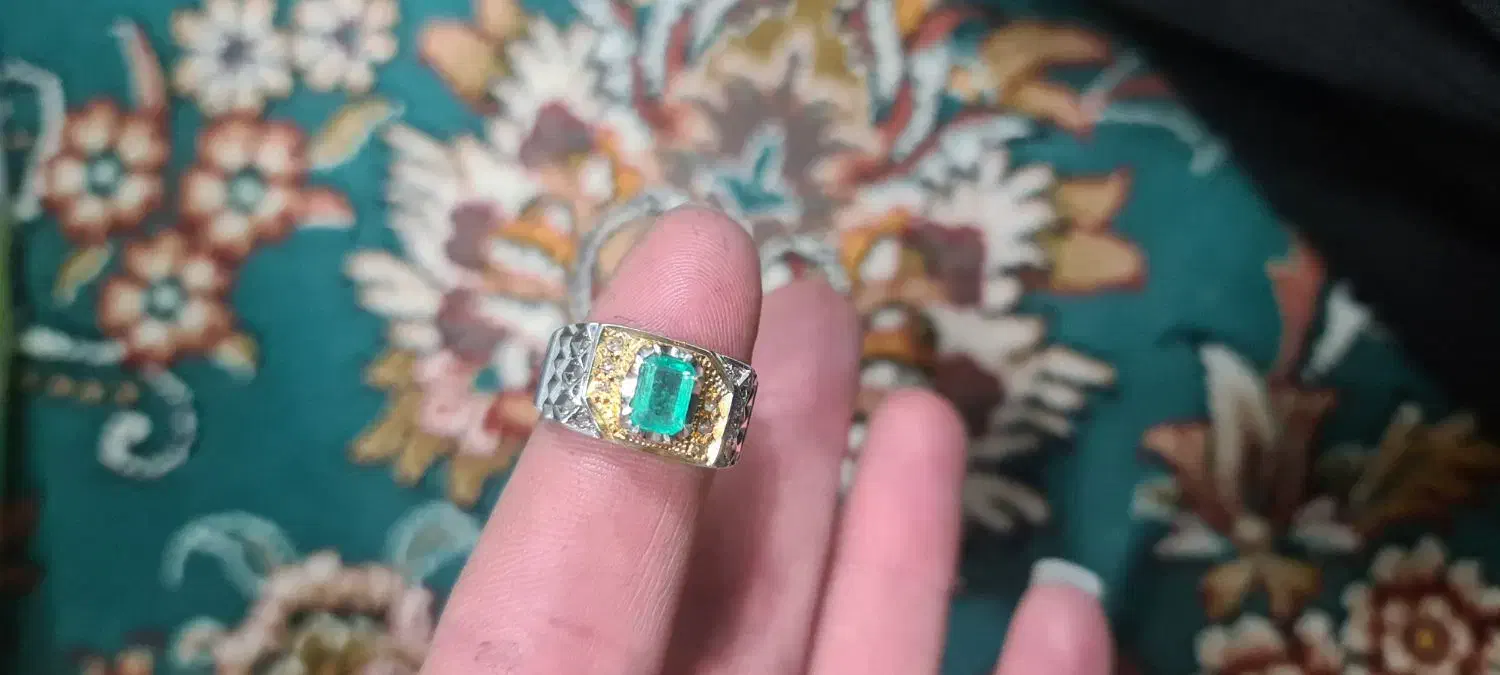 انگشتر زمرد|جواهرات|قم, شهرک فاطمیه|دیوار