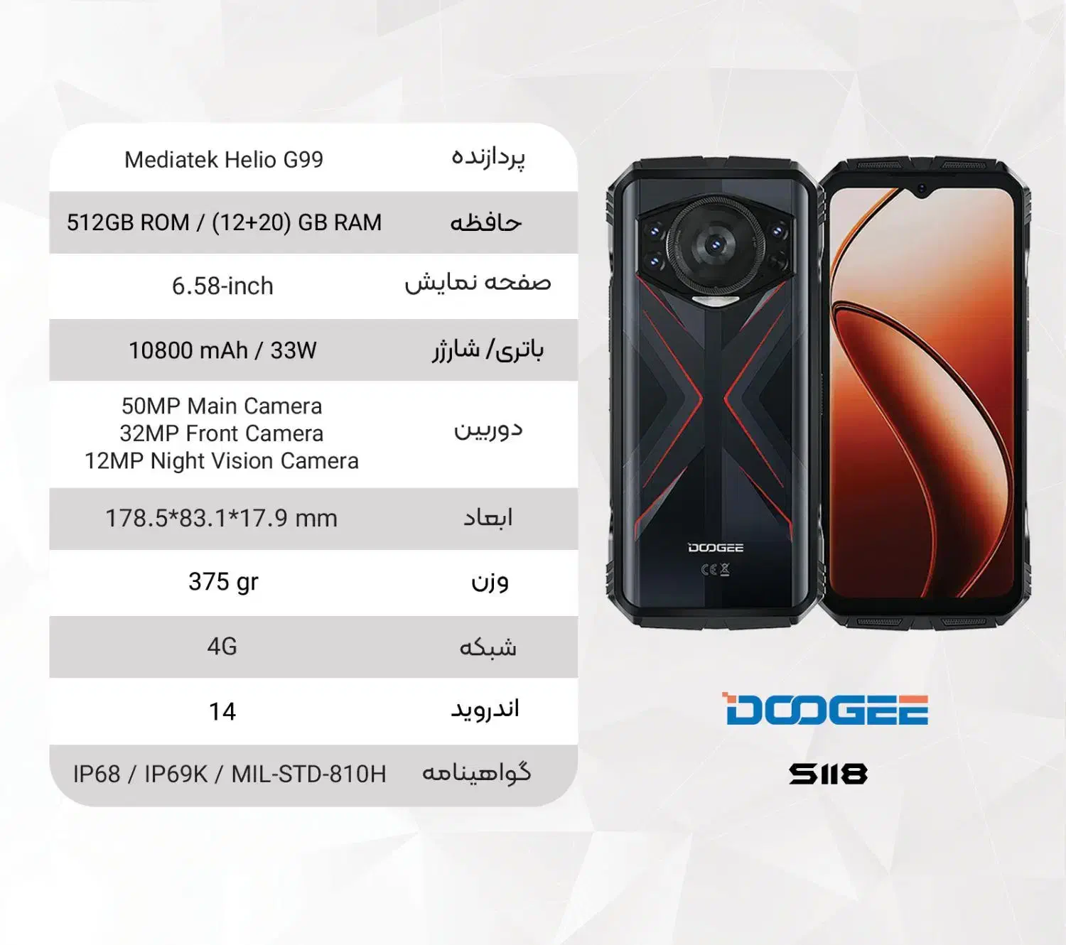 گوشی دوجی S118|موبایل|تهران, بهارستان|دیوار