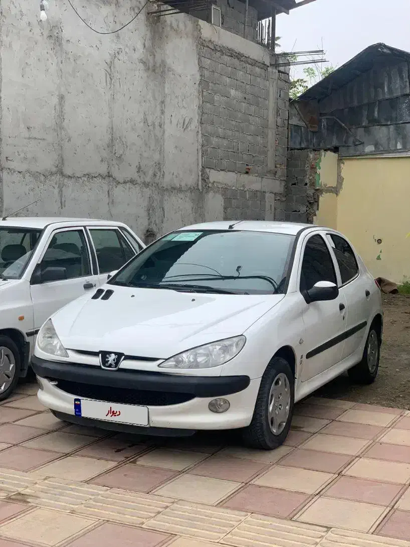 پژو 206 تیپ ۲ بدون رنگ مدل ۱۳۹۶|خودرو سواری و وانت|رویان, |دیوار