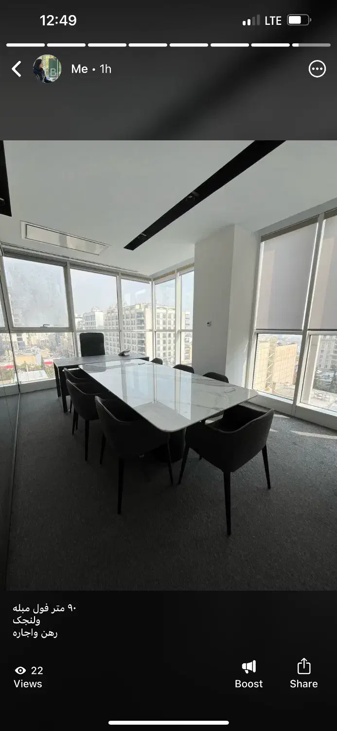 ۱۳۰ متر فول دیزاین/ همه مشاغل/ تاپ لوکیشن|اجارهٔ دفتر کار، اتاق اداری، مطب|تهران, زعفرانیه|دیوار