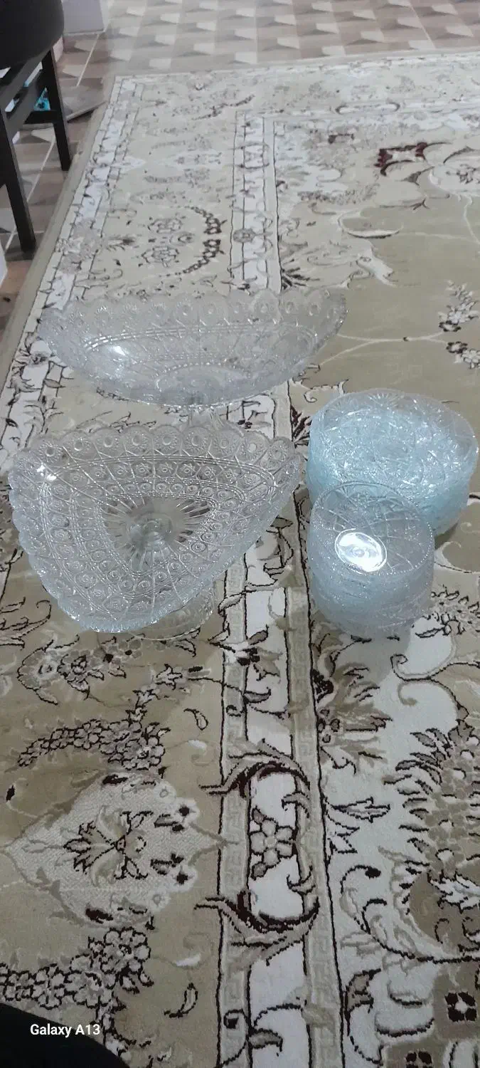 سرویس بلور ۶ تایی|ظروف سرو و پذیرایی|داران, |دیوار