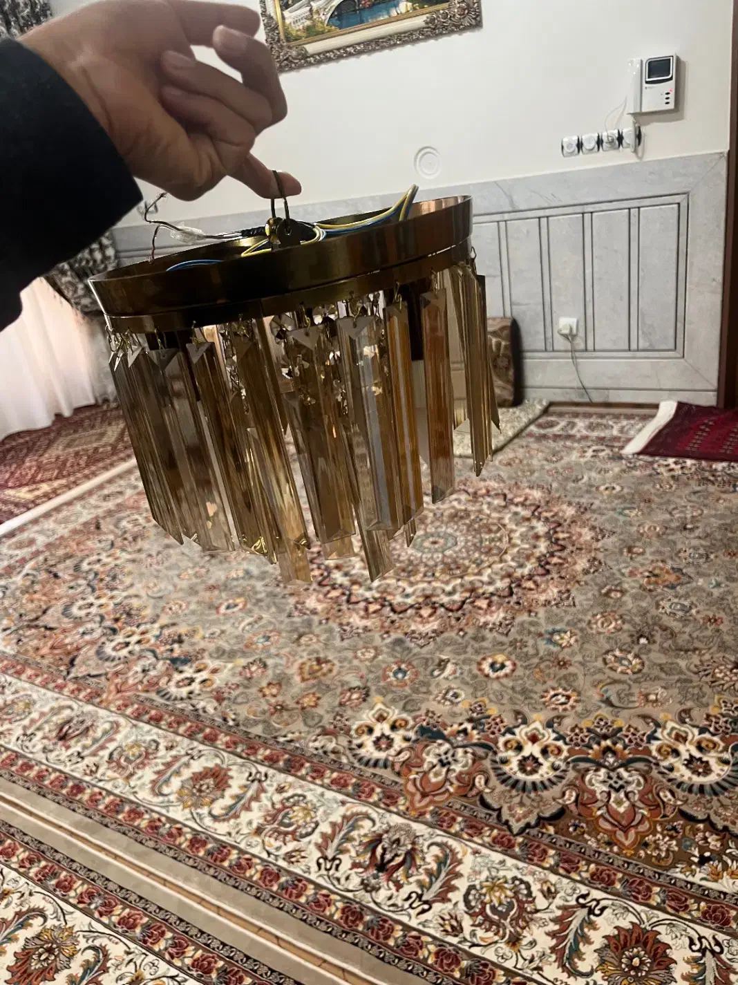 لوستر|لوستر و چراغ آویز|خمینی‌شهر, |دیوار