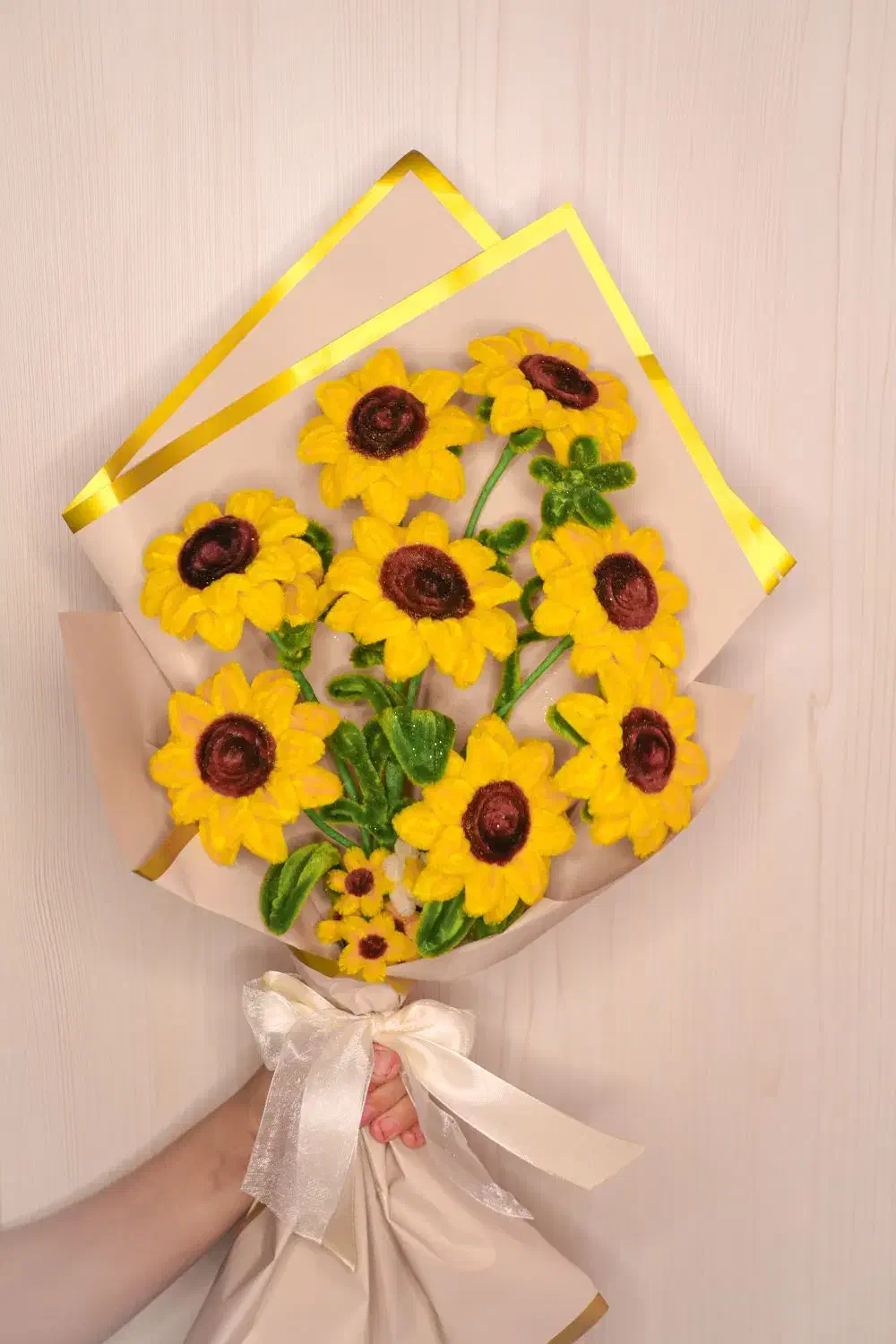 دسته گل ماندگار و زیبای  پیپاکن|گل مصنوعی|مشهد, شهید فرامرز عباسی|دیوار