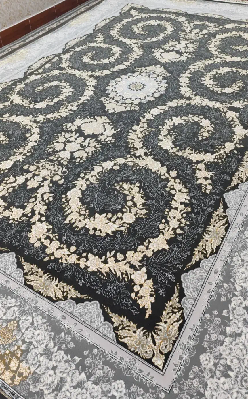 فرش‌ها ۷۰۰ شانه تراکم ۲۵۵۰ نخ صد درصد اکرولیک اصل|فرش|بروجرد, |دیوار