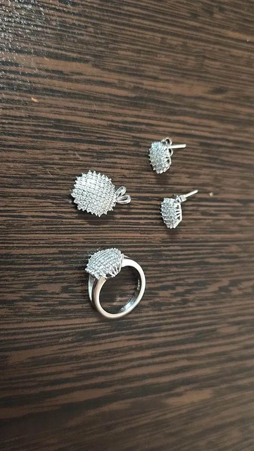 نیم ست نقره اصل ایتالیایی|جواهرات|یزد, |دیوار