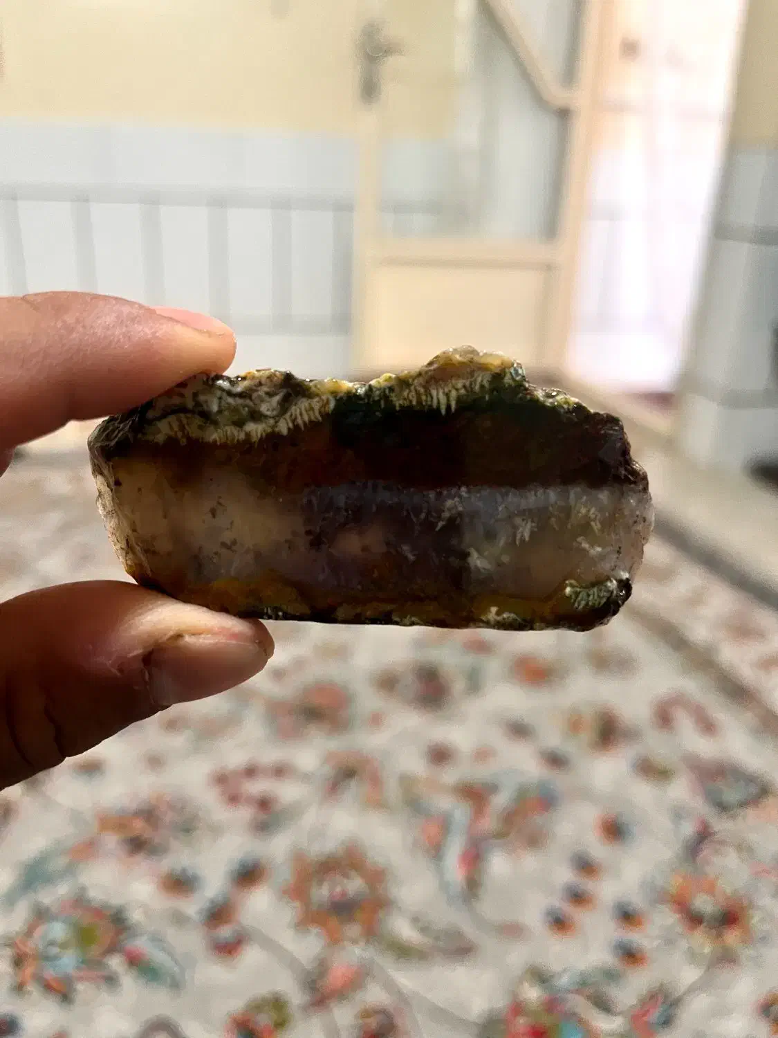 سنگ هفت رنگ|جواهرات|فلاورجان, |دیوار