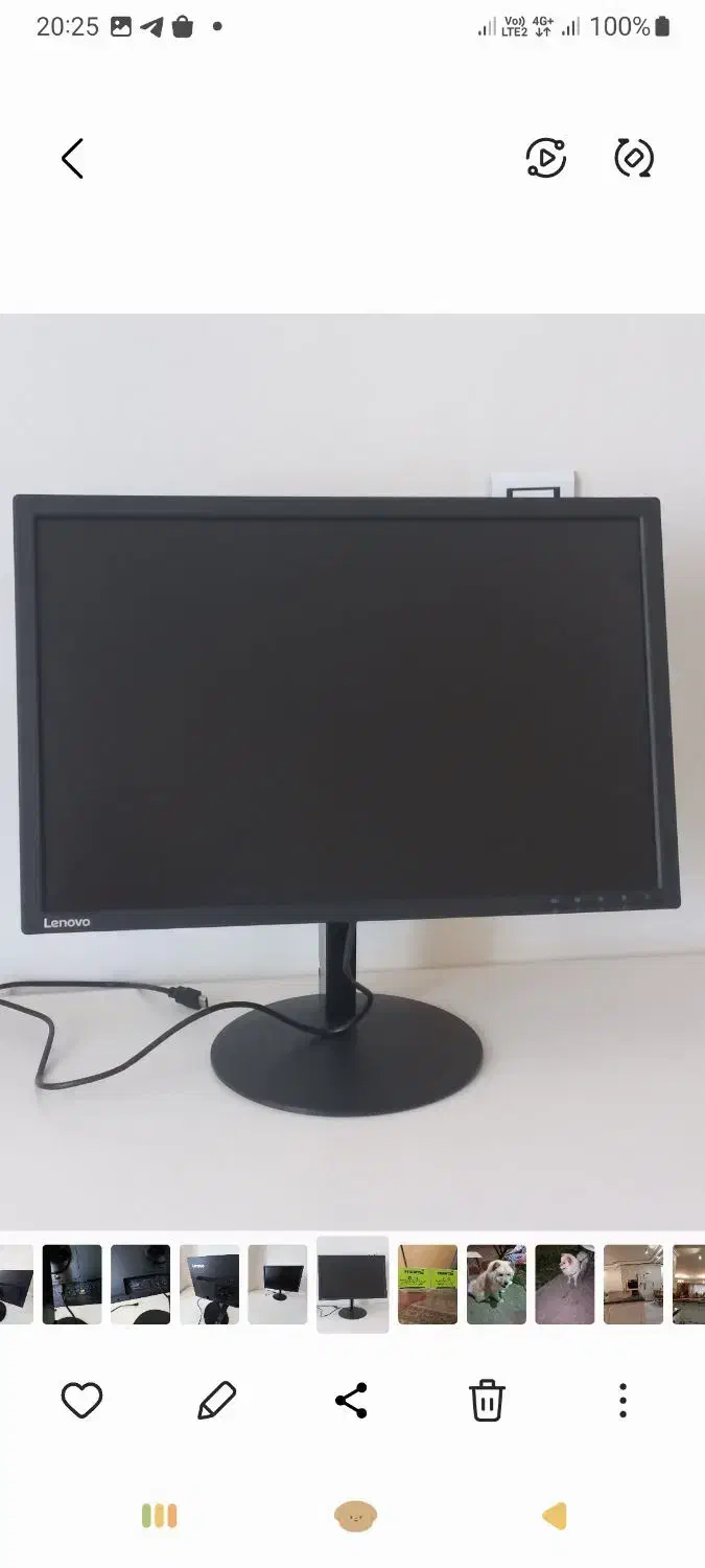 مانیتور lenovo 24 اینچ|رایانه رومیزی|تبریز, |دیوار