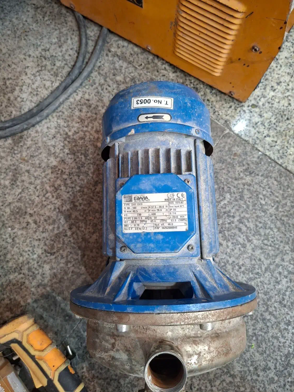 پمپ اب سه فاز ایتالیایی|ماشین‌آلات صنعتی|بندر کنگان, |دیوار