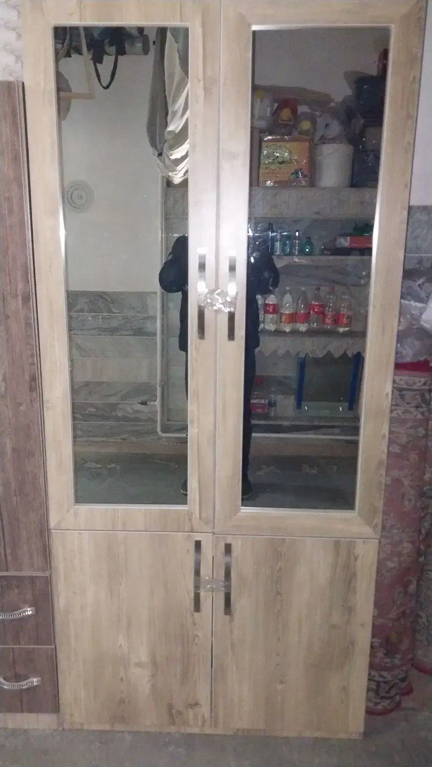 ۱ عدد کمد لباس آینه دار|جاکفشی، کمد، دراور|محلات, |دیوار