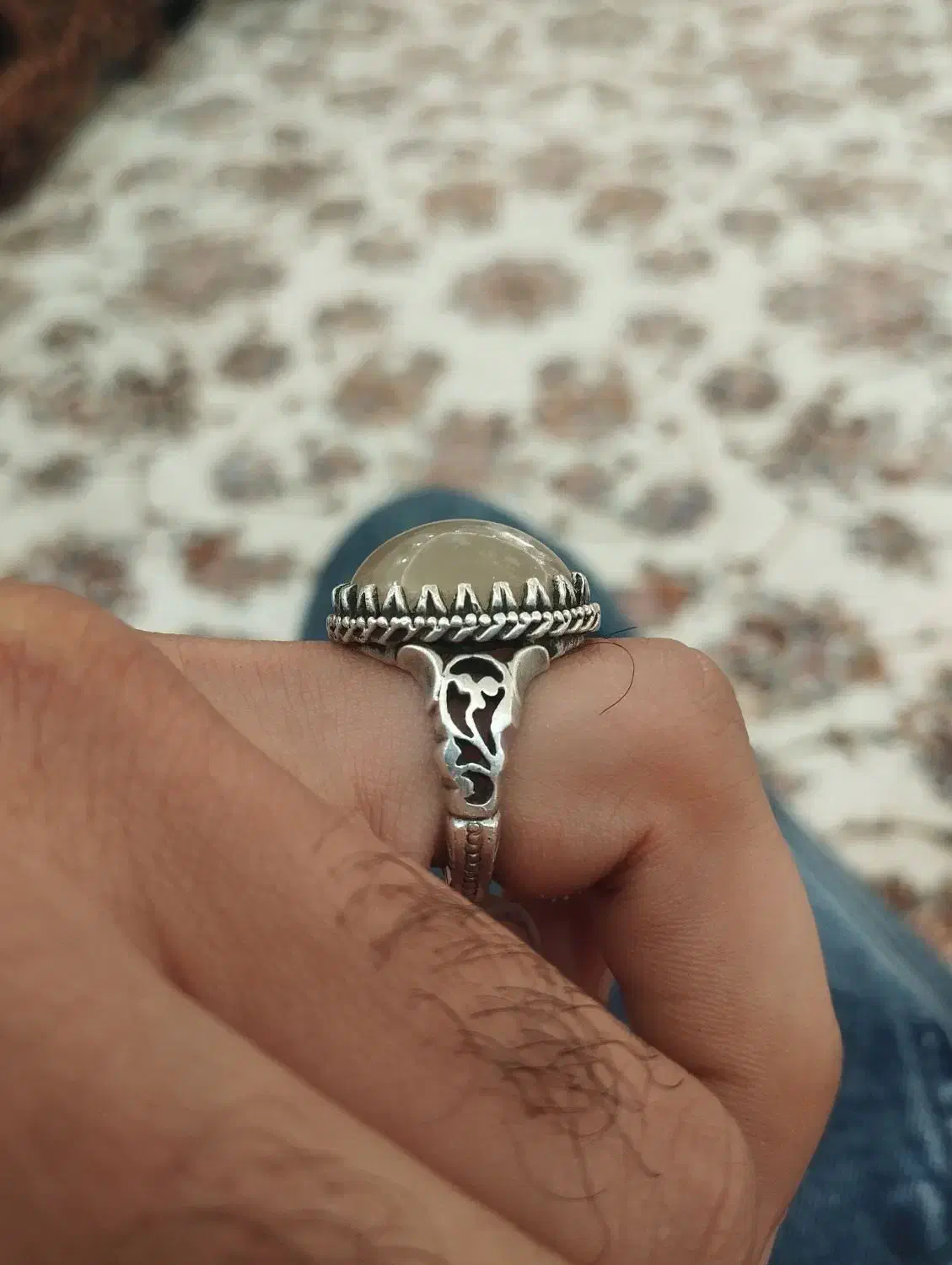 انگشتر درّ نجف اصل|جواهرات|قم, بنیاد|دیوار