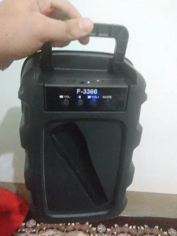 اسپیکر بلوتوثی ۶ اینچ با کارتن میکروفون روشه|سیستم صوتی خانگی|الشتر, |دیوار