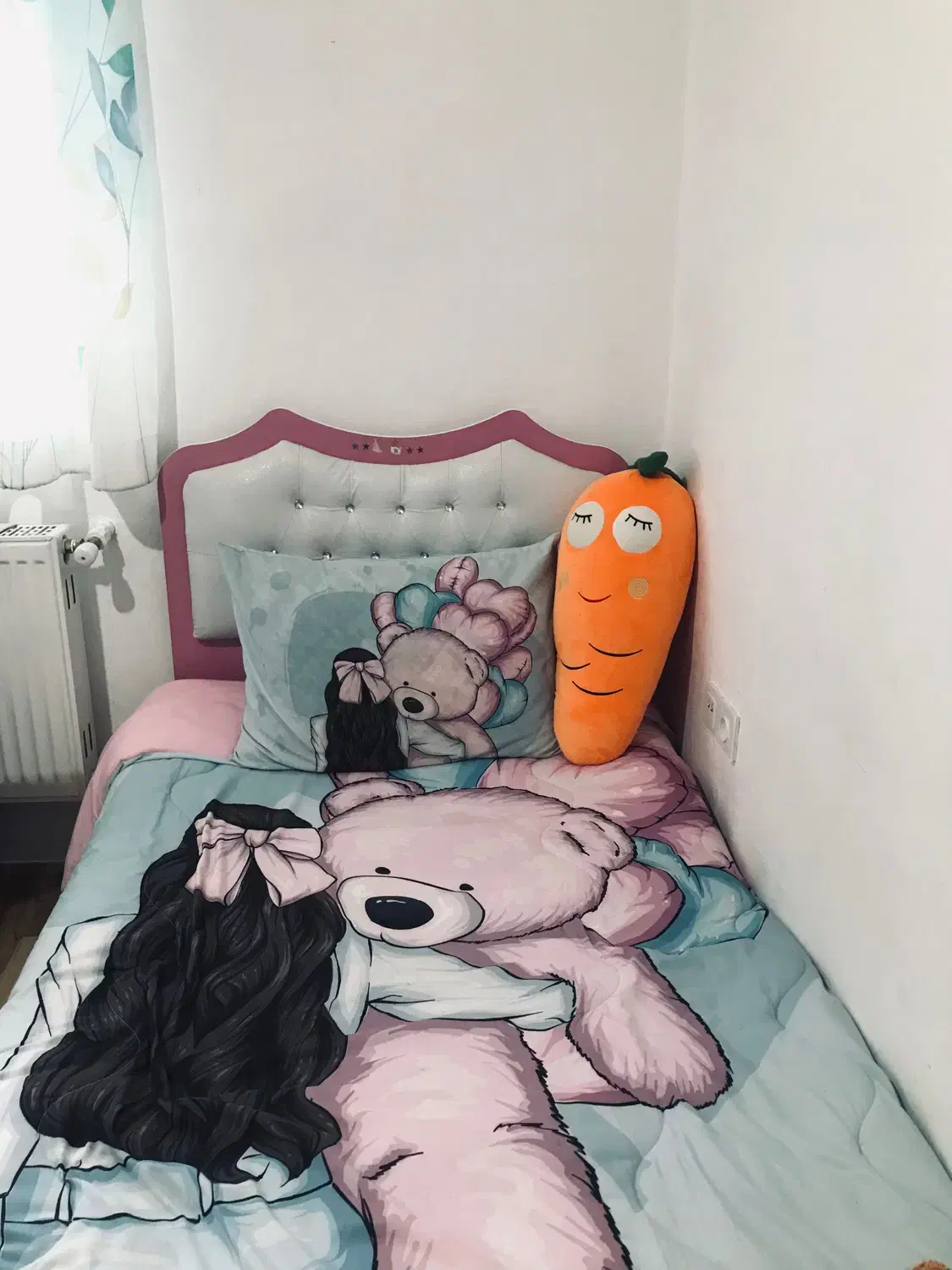 تخت ودراور دخترانه|تخت و سرویس خواب|آستانه اشرفیه, |دیوار