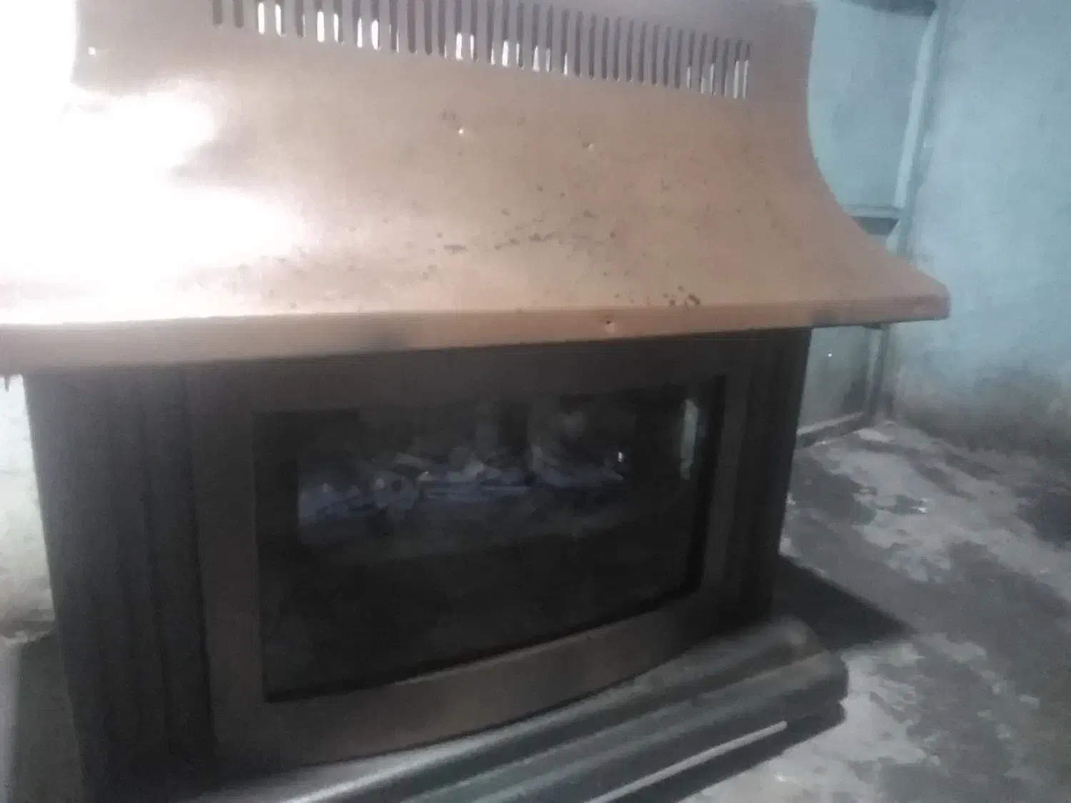 بخاری شومینه ای 24هزار|بخاری، هیتر، شومینه|بابل, |دیوار