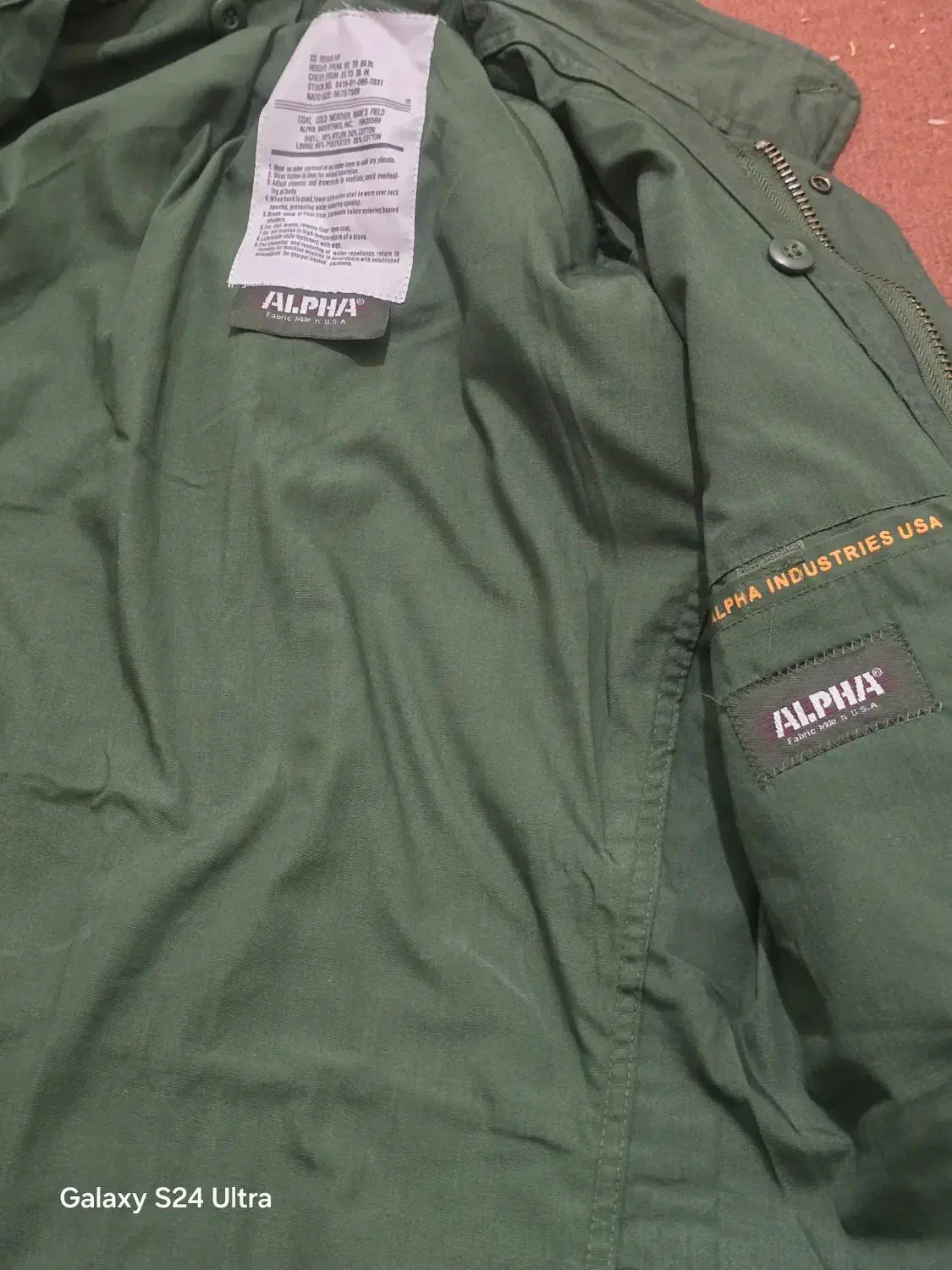 اورکت الفا اورجینال|لباس|سنگدوین, |دیوار