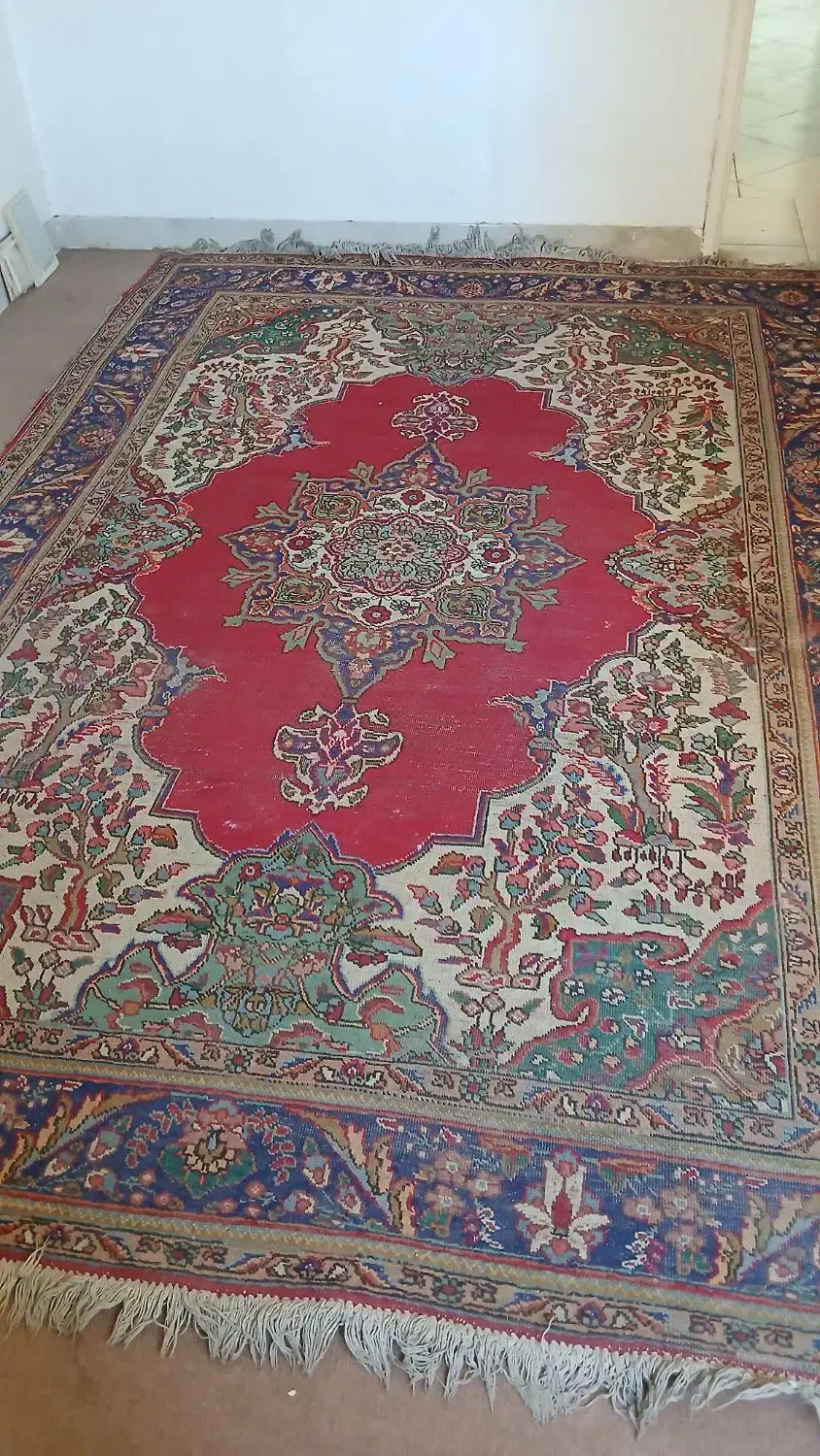 فرش دستباف 6 متری و قالیچه  تبریز قدیمی 50 ساله|فرش|شیراز, شهرک گلستان شمالی|دیوار