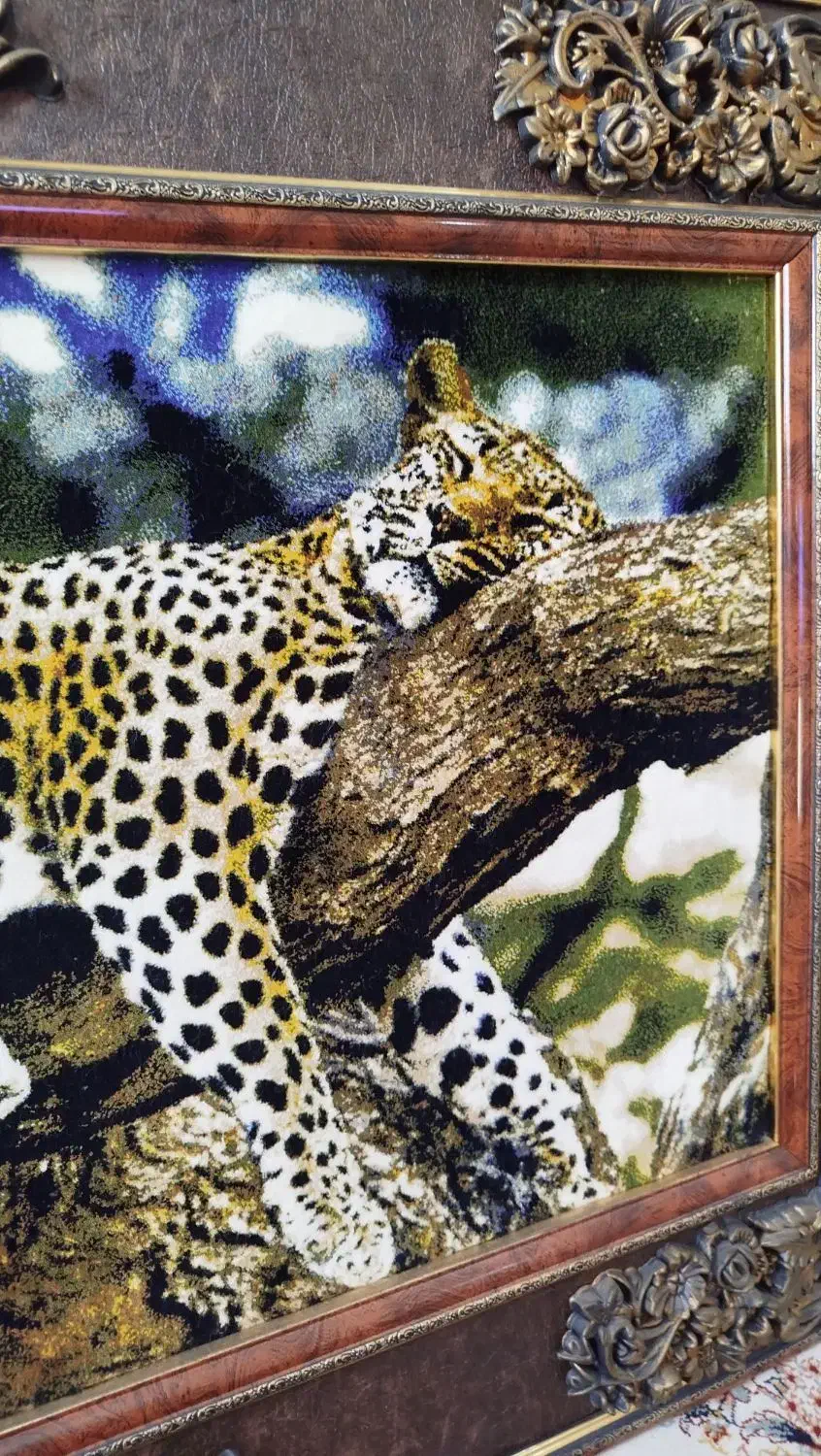 تابلو فرش کاملا نو و سالم. زیبا|تابلو فرش|رشت, پل تالشان|دیوار