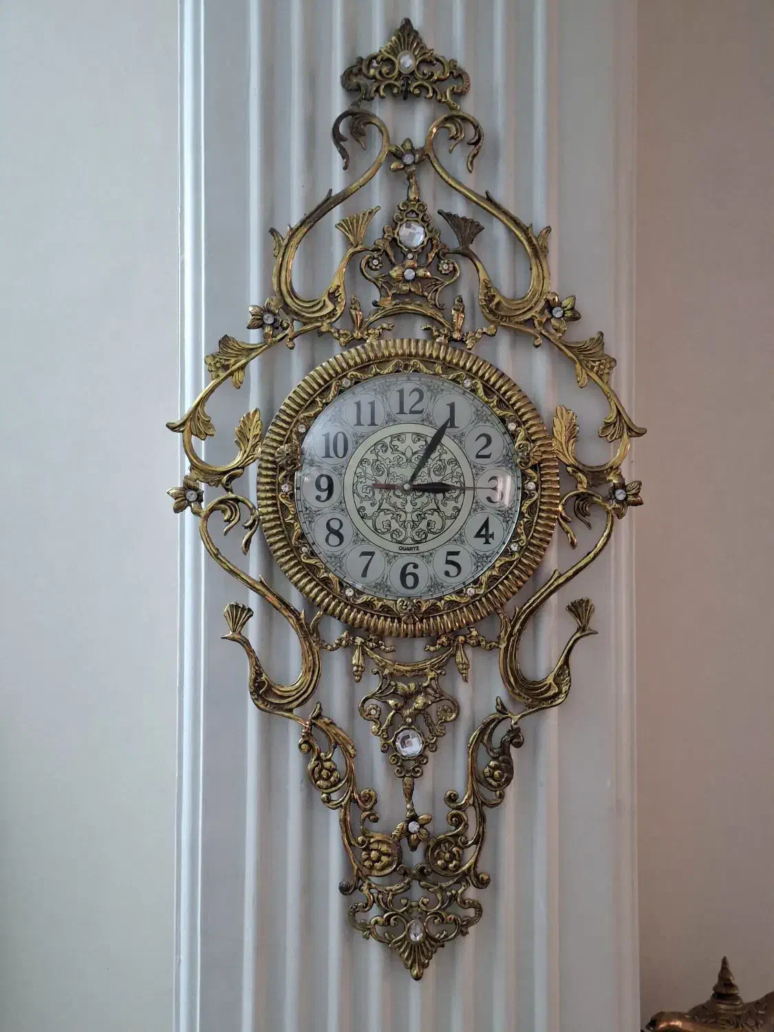 ساعت و جا کلیدی برنز|ساعت دیواری و تزئینی|اسلامشهر, باغ فیض|دیوار